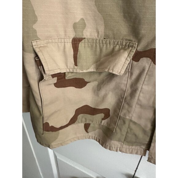 Vintage US Army Desert Camo Jacket Size Medium Rip Stop Fabric - Picture 3 of 15
